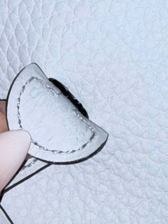 Authentic Pre-Owned Hermès Mini Evelyne TPM 16 m Bleu Pale / Gris - Picture 15 of 15